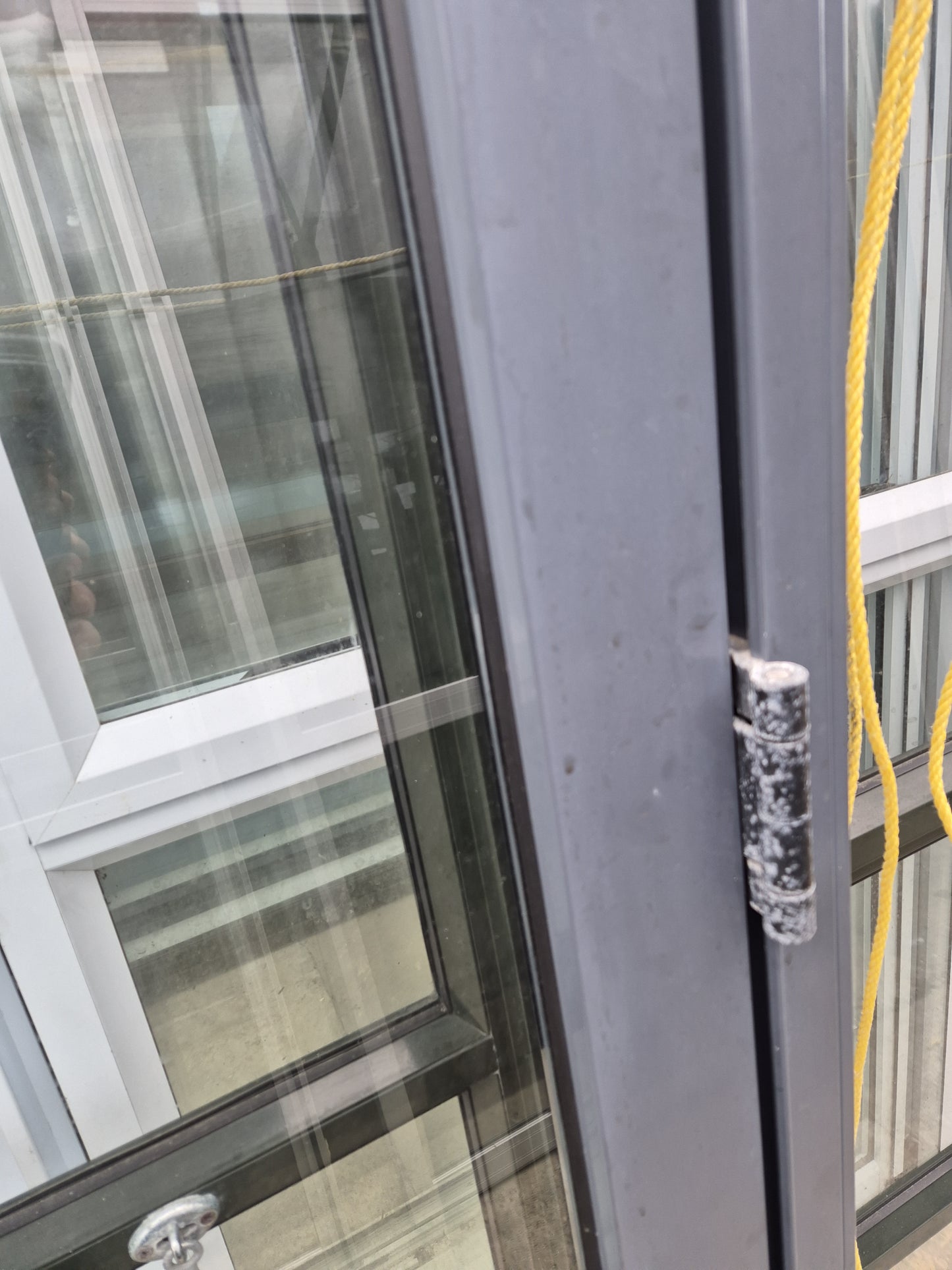 Denim Blue Aluminium French doors 2030 H x 1750 W #2124