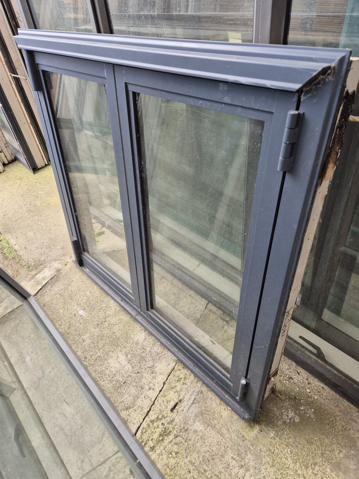 DOUBLE GLAZED, DENIM BLUE Bifold Window 1 H x 1130 W #2138