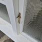Wooden Bathroom Window obscured glass 1 H x 1.3W #2143