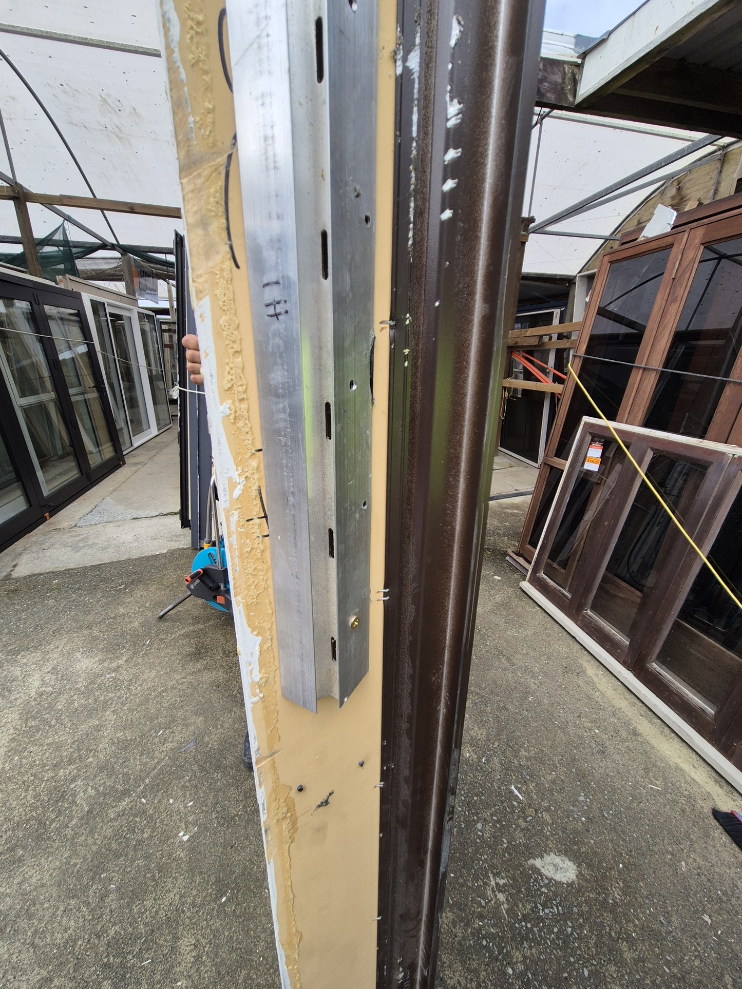 Double Glazed Brown PA door 2080 H x 780 W #2148 (2 available)