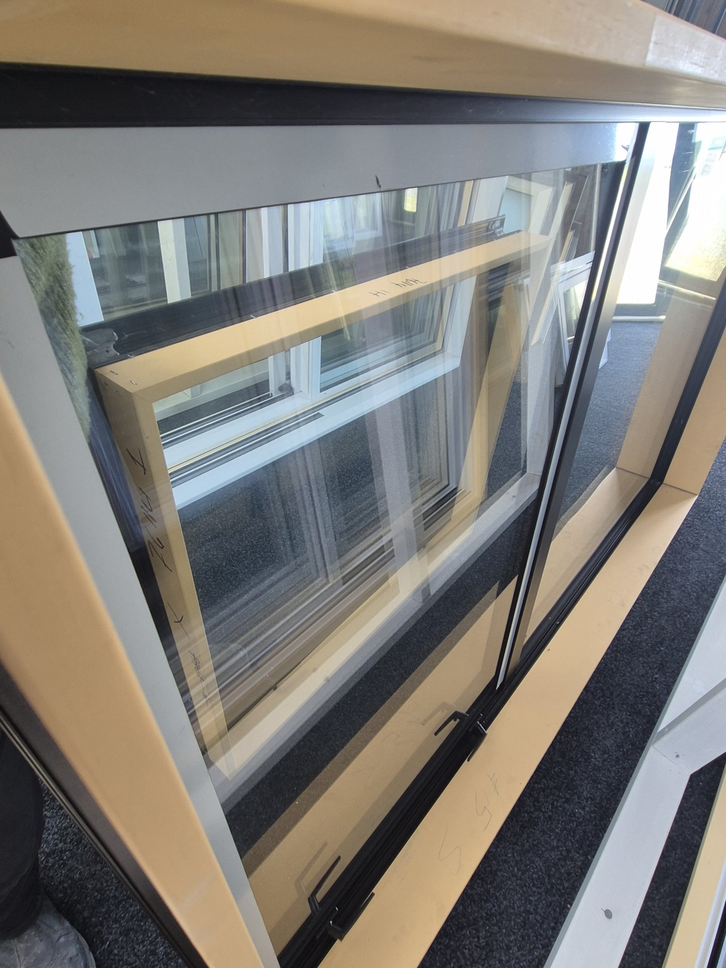 BRAND NEW DOUBLE GLAZED BLACK / EBONY WINDOW #2158