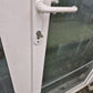 Cream French Door with Opening Windows 2200 H x 3640 W #FDP4