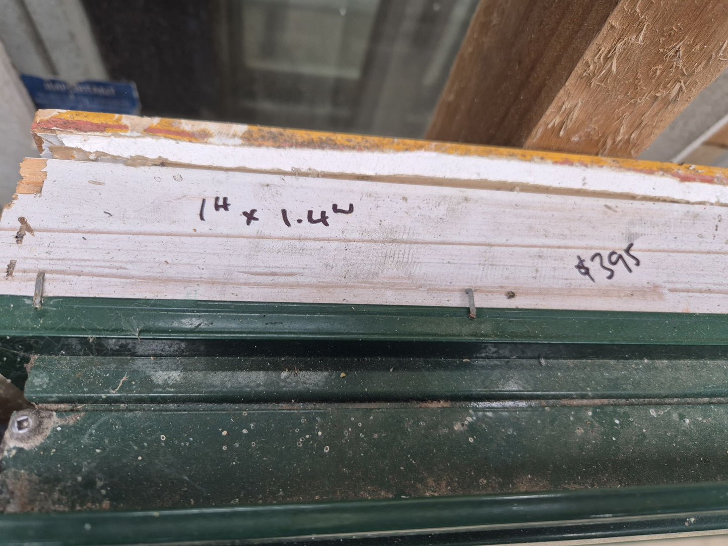 Permanent Green Window double opening 1 H x 1.4 W #2169a