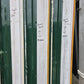 Green French doors 2 H x 1.6 W #2169 (3 available & matching windows)
