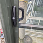 Karaka Green Stacker Sliding Door with opening window 2 H x 2.4W #2173
