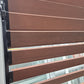 Sandstone Grey Stacker Slider with Louvres 2050 H x 2460 W ( 2 available L - R ) #RSW8