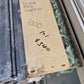 Denim Blue Aluminium window 1m x 1m with flyscreen  #2172