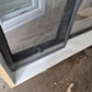 Denim Blue Aluminium window 1m x 1m with flyscreen  #2172