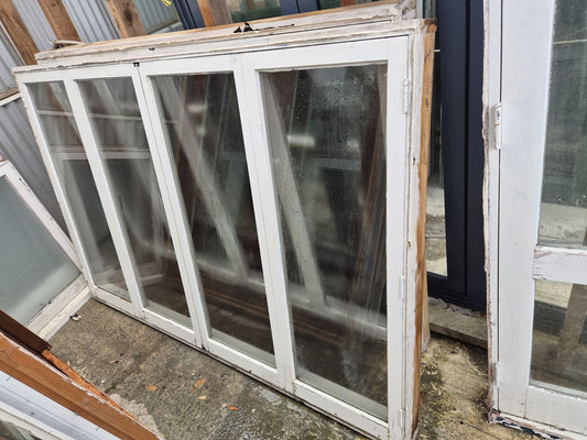 Wooden Bifolding window 1.4 H x 2.125 W #2175 (2 available)