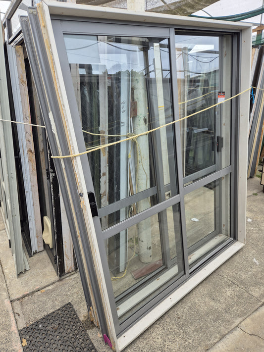 Sandstone Grey Ranchslider 1960 H x 1600 W #2177