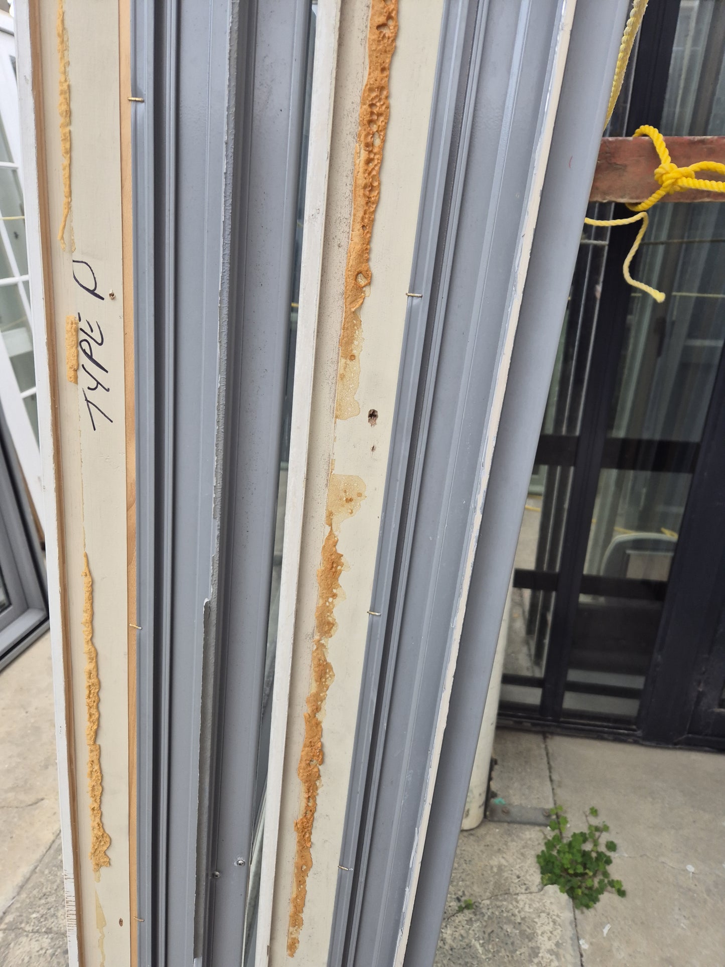 Sandstone Grey Ranchslider 1960 H x 1600 W #2177
