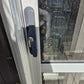 Anodised Silver Ranchslider with opening windows 2 H x 1.8W #2178