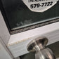 White Single glazed Door, frosted safety glass 2 H x 810W #2180