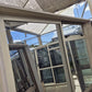 Cream Ranchslider with opening window 2035 H x 1630 W #2191