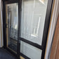 NEW Double Glazed Black Ranchslider with window 2H x 1.8W #2196 L-R