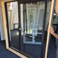 NEW Double Glazed Black Ranchslider with window 2H x 1.8W #2197 R-L