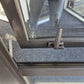 NEW DOUBLE GLAZED Black Stacker Slider with opening window 2 H x 2.4 W #2198