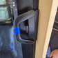 NEW Black Double Glazed Ranchslider 2 H x 2.4 W High wind Zone #2199