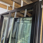 NEW DOUBLE GLAZED Black Stacker Slider with opening window 2 H x 2.4 W #2198