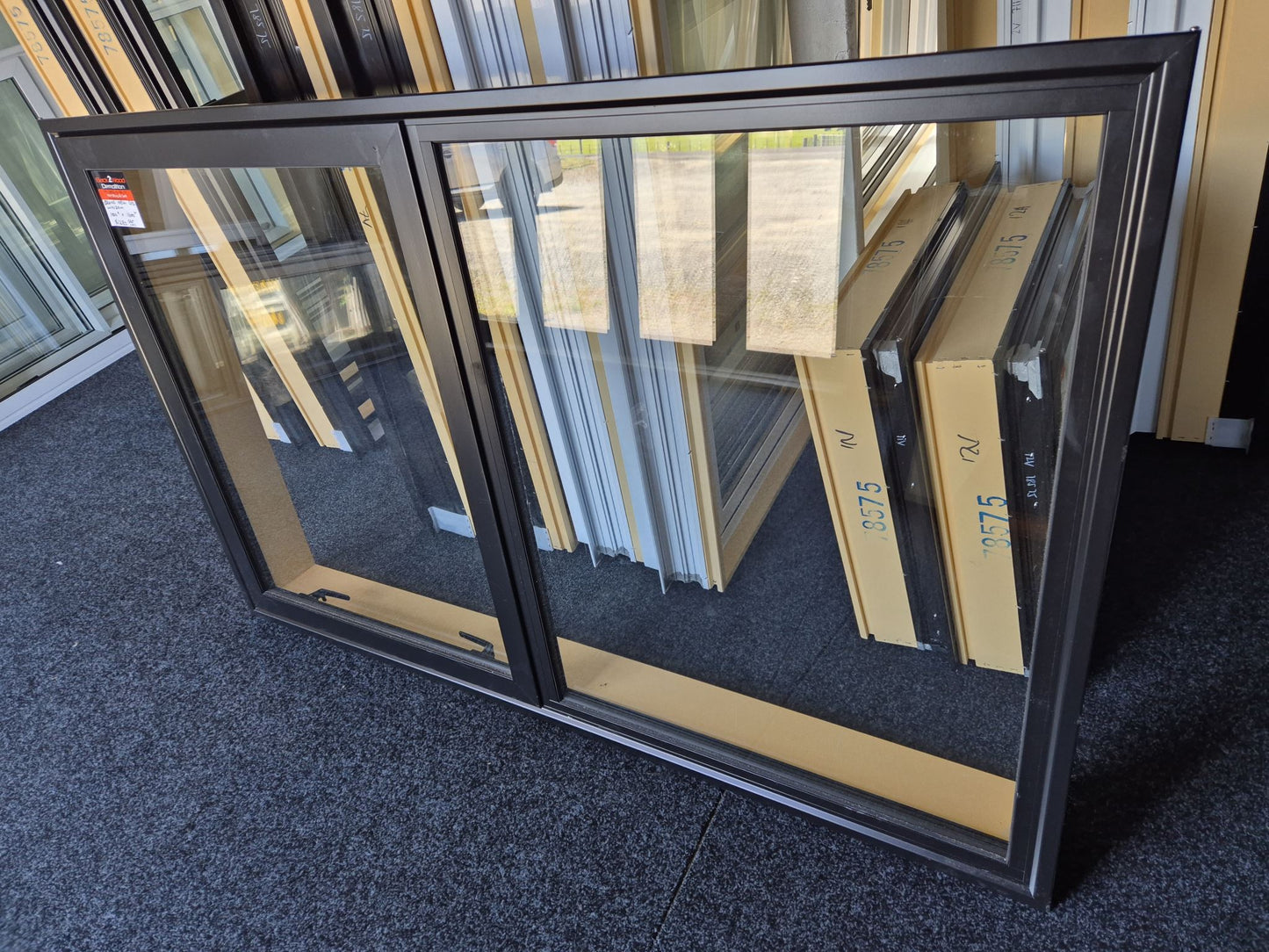 JOB LOT OF NEW BLACK JOINERY DOUBLE GLAZED
