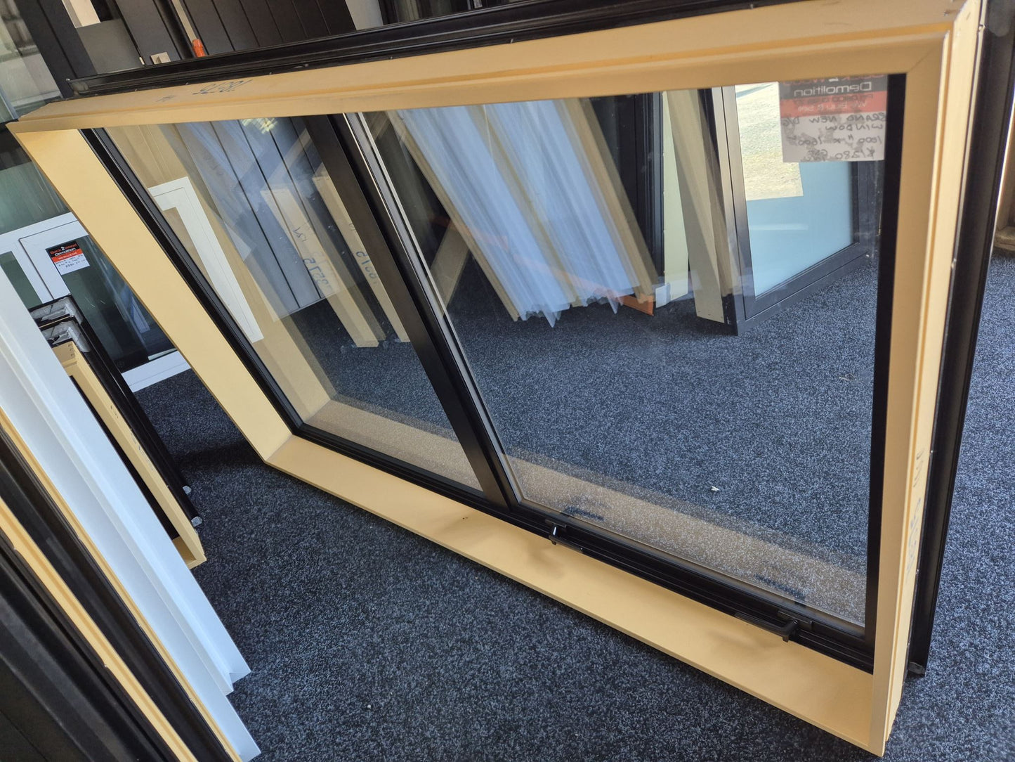 JOB LOT OF NEW BLACK JOINERY DOUBLE GLAZED