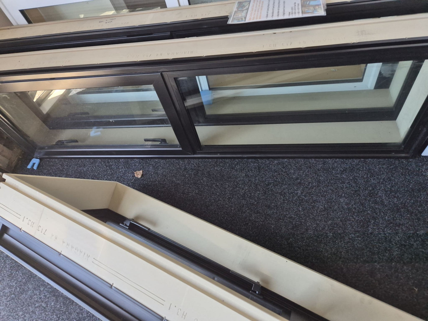 JOB LOT OF NEW BLACK JOINERY DOUBLE GLAZED