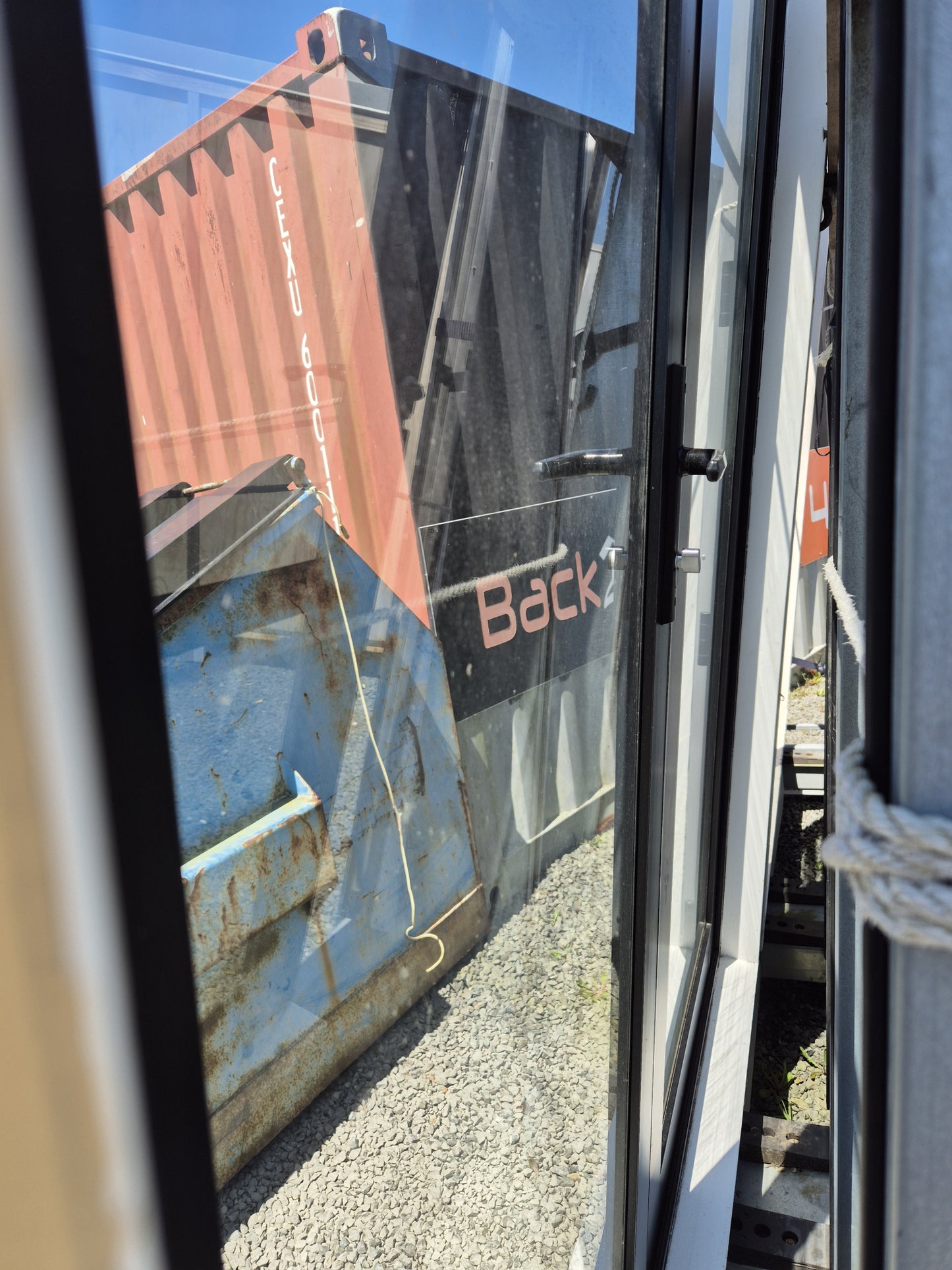 Black Aluminium French Doors 1930mm H x 1600 W #2032