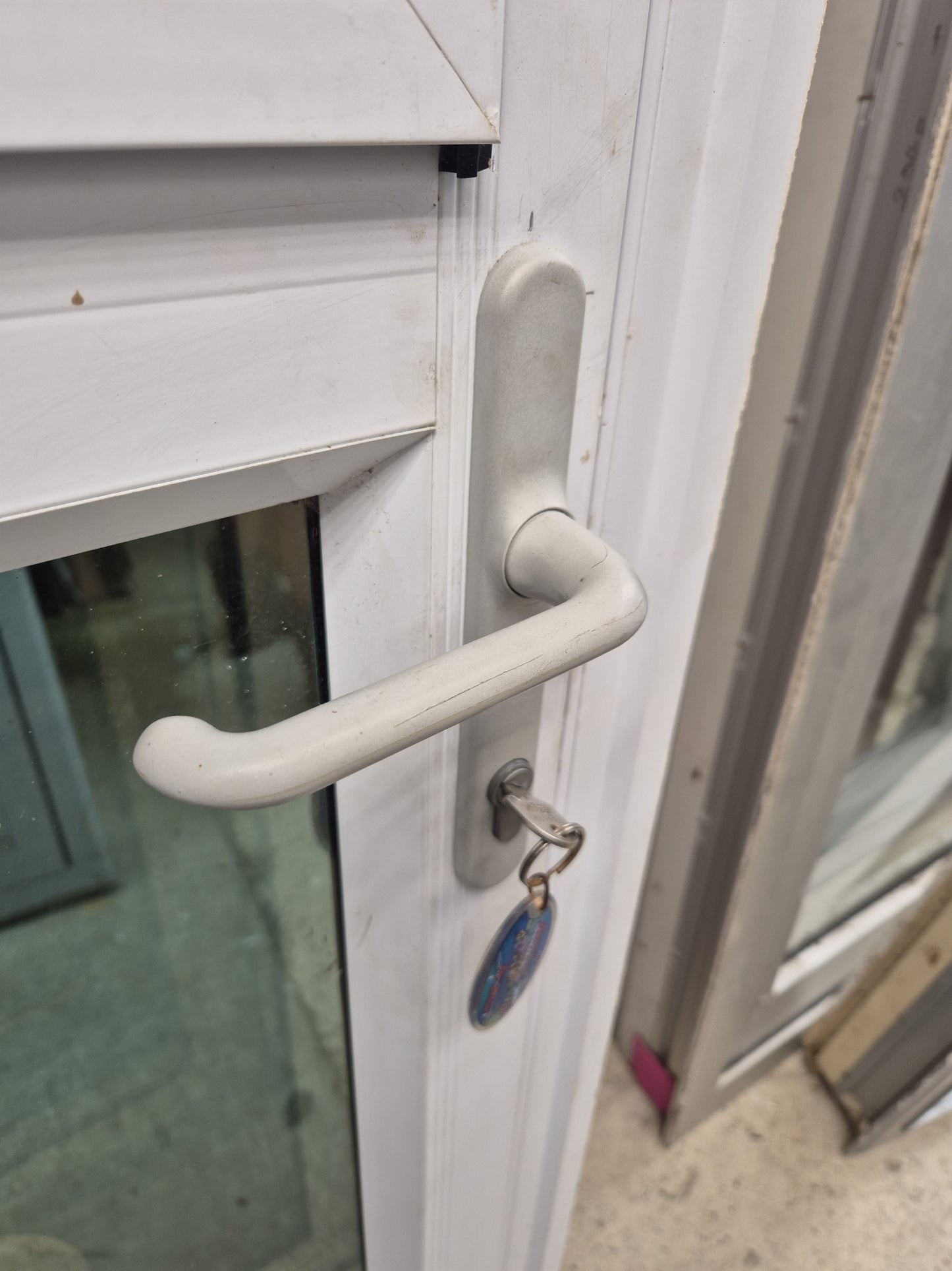 White P.A Door with an opening window 2 H x 810 W #2035