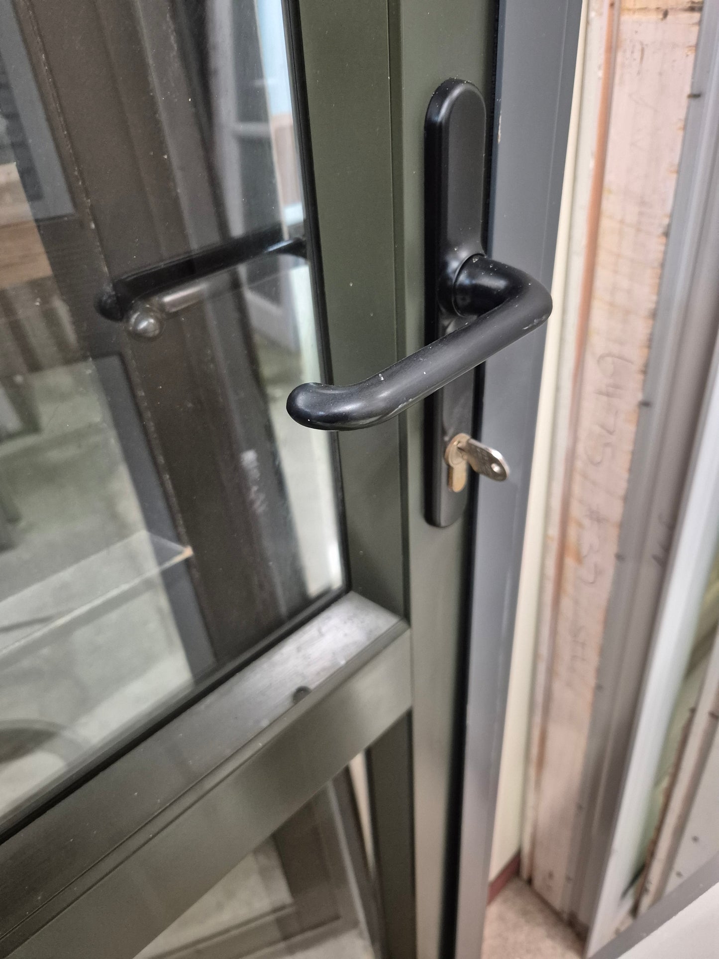 Exterior Aluminium PA Door 2050 H x 880 W Good cond #2044