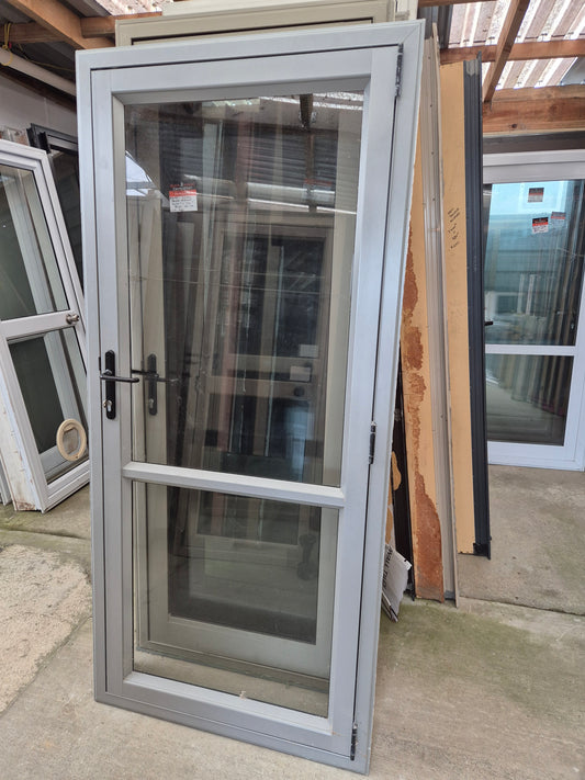 Silver Pearl Exterior Single Door opens out 1960 H x 890 W #2112