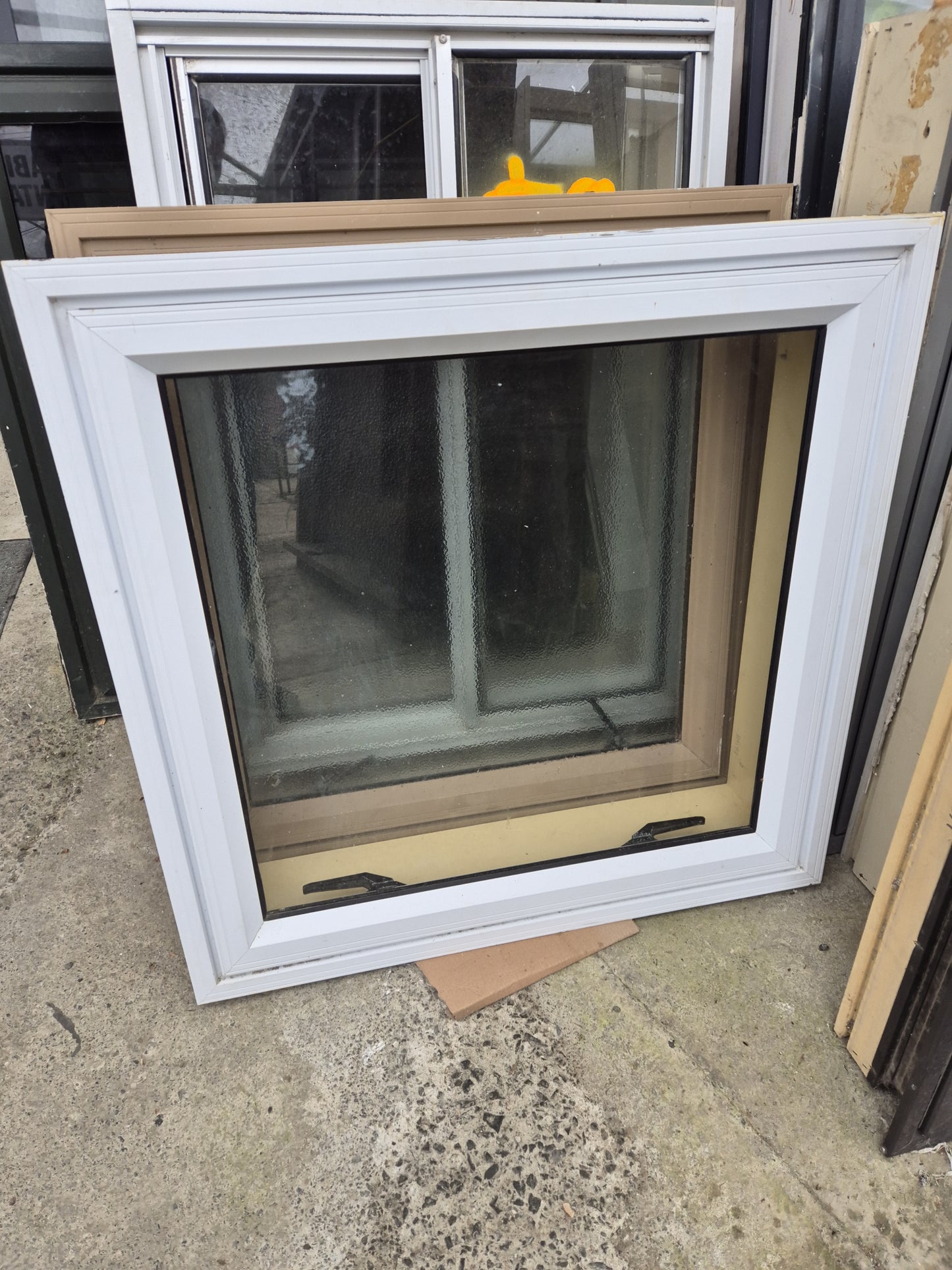 White Aluminium Window 700 x 700 #2056