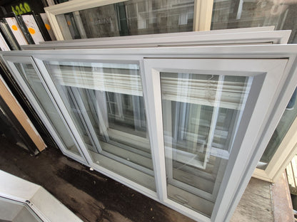 Aluminium window 1m H x 1.5 W double opening #2076