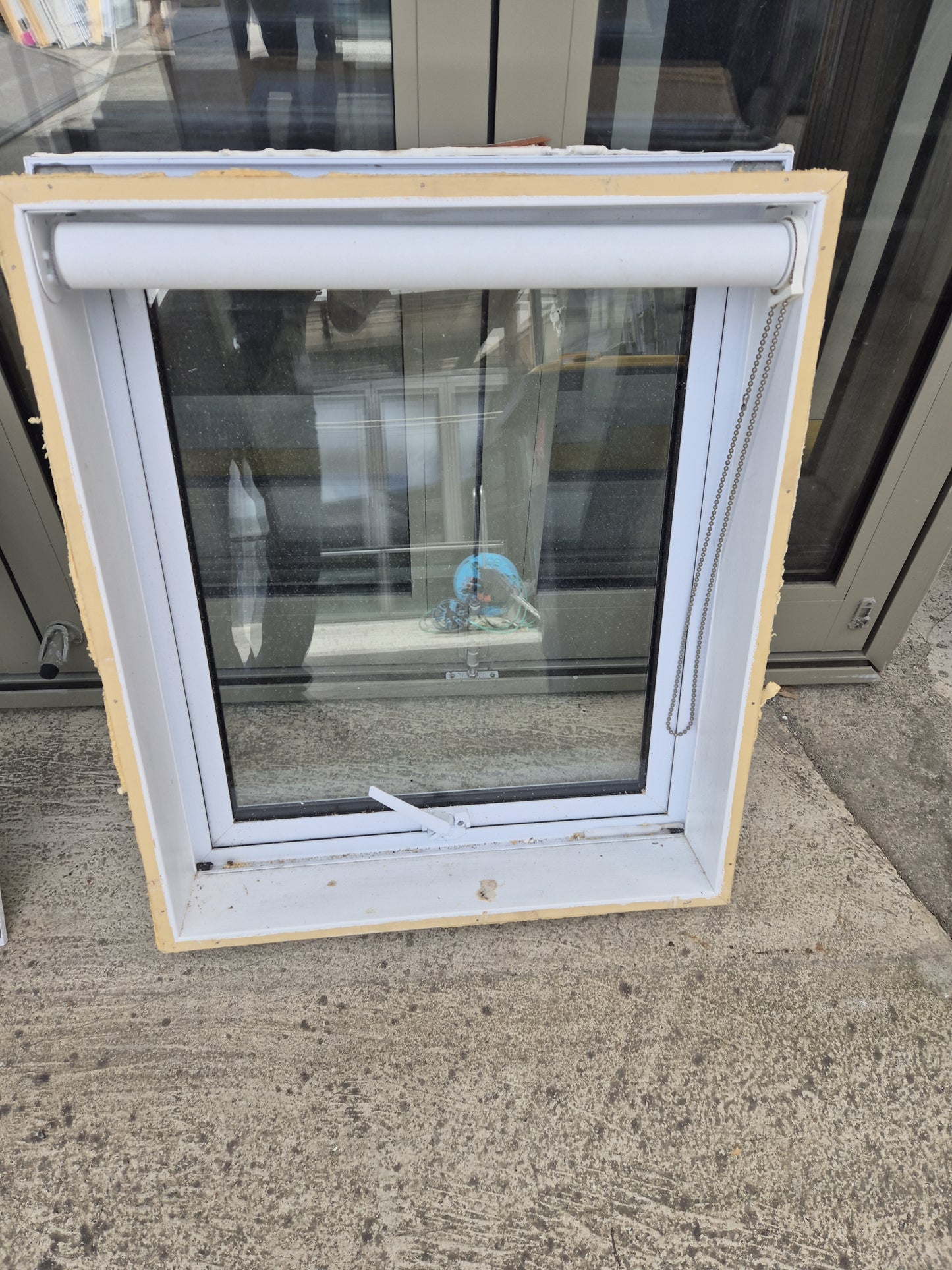 White Double Glazed Aluminium Window 700 H x 600 W #2080