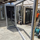 Bifolding door with outside access door 2m H x 2.4W #2077 (2 available)
