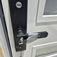 Modern Entrance Door, Double Glazed 2020 H x 1105 W swipe card entry #2225