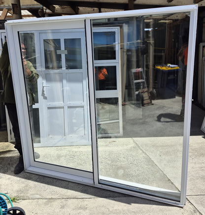 Double Glazed White Ranchslider 2m H x 2040 W #2256