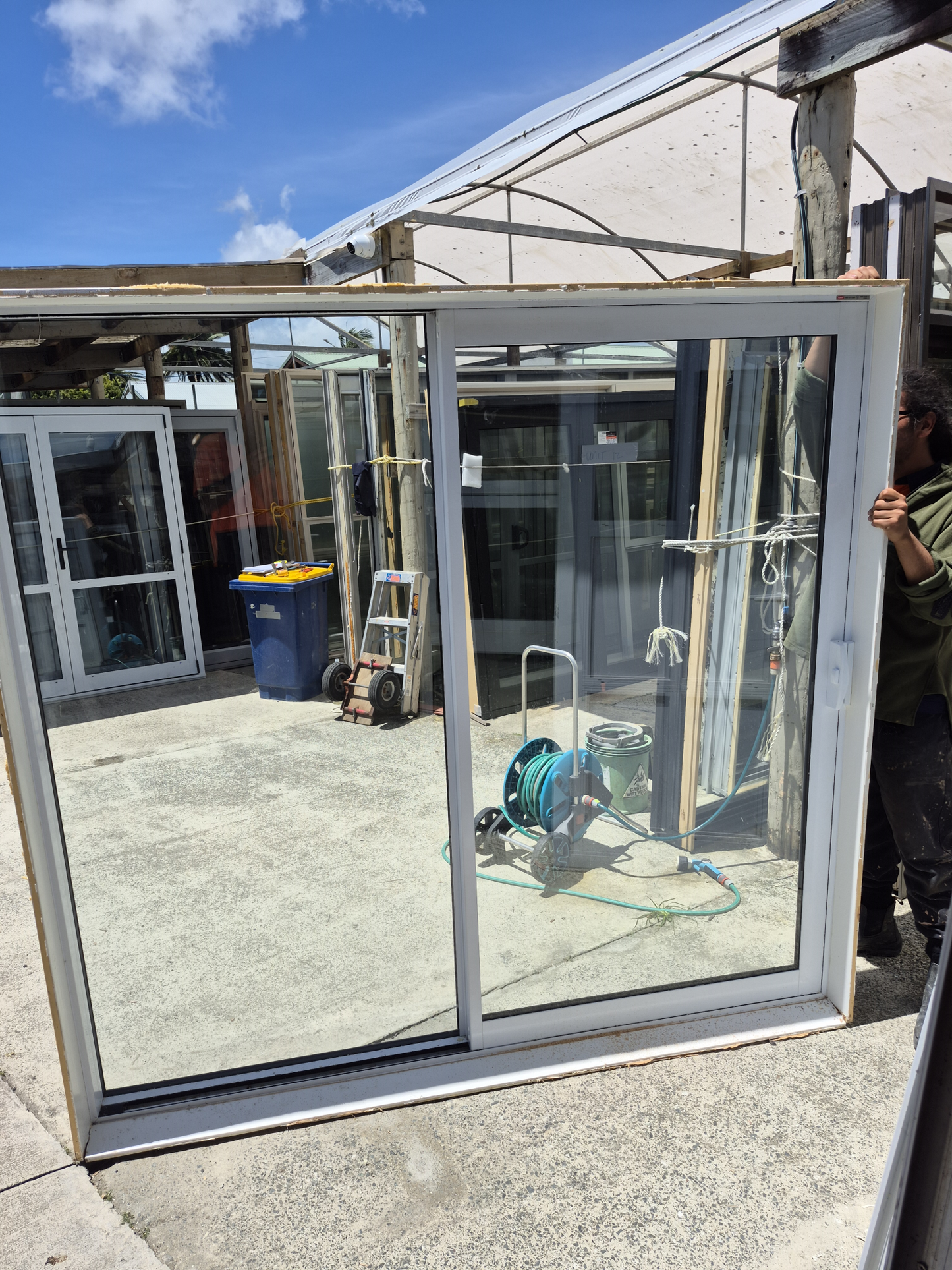 Near New White Double Glazed Aluminium Joinery- priced individually