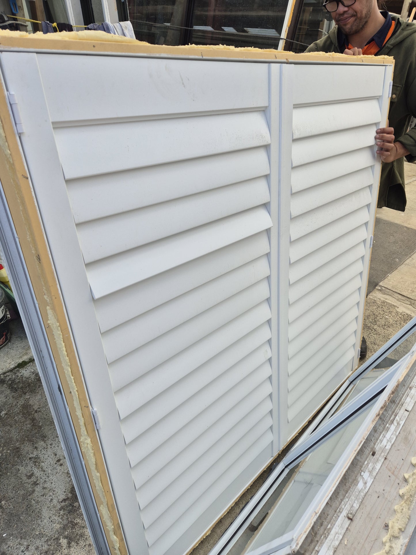 White Double Glazed Window 1.4m x 1.4 #2226 (4 available)