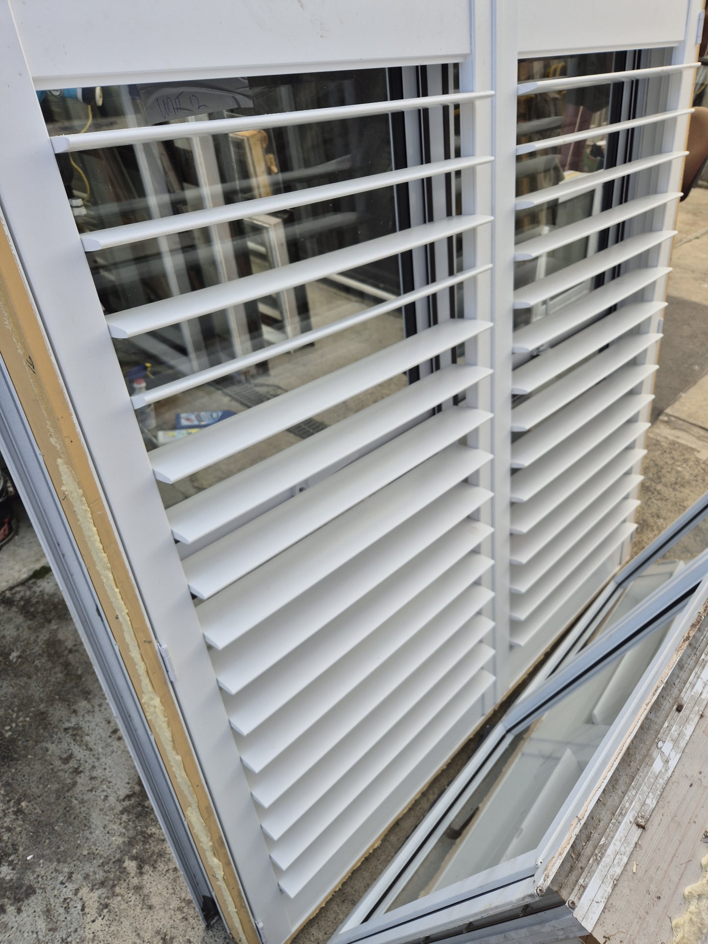 White Double Glazed Window 1.4m x 1.4 #2226 (4 available)