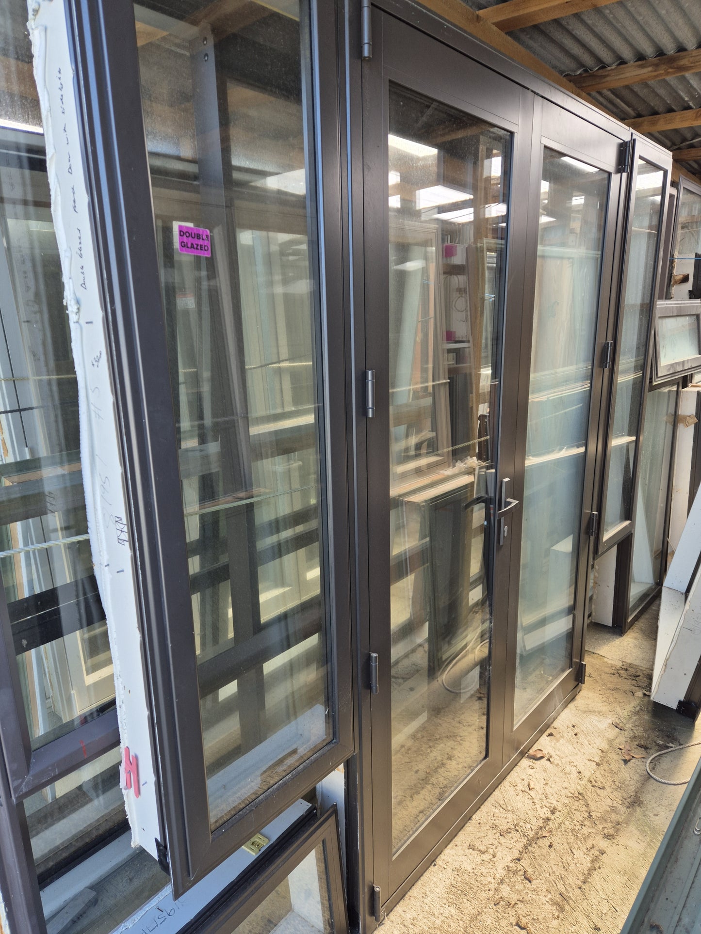 Double Glazed Ironsand French doors & windows sell separately