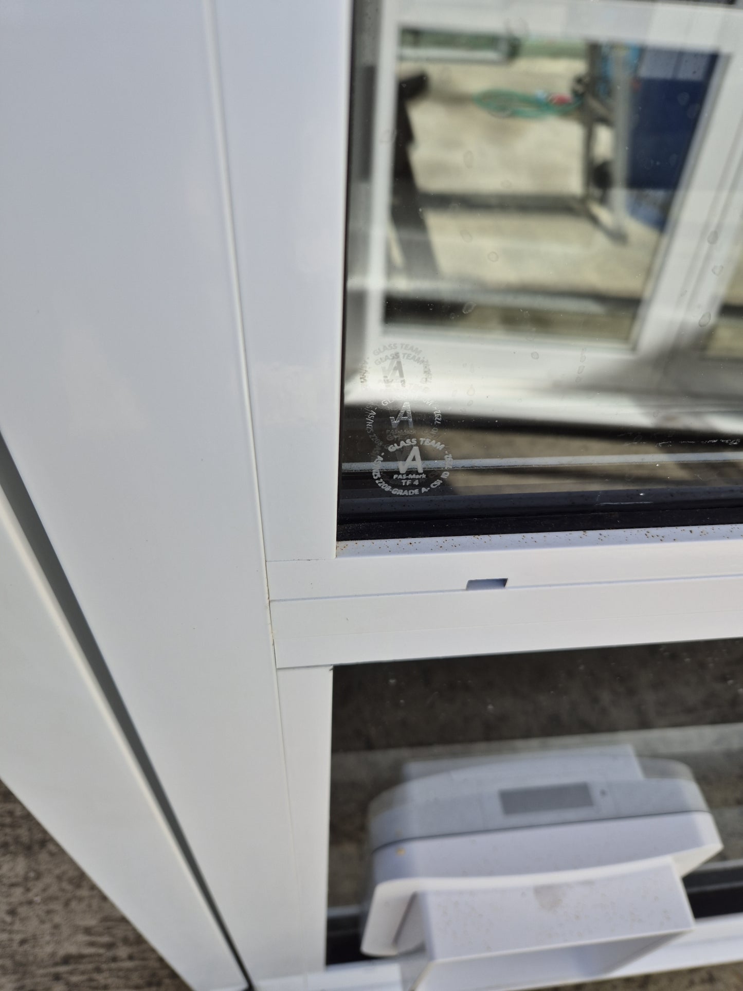 Double Glazed White French doors 2020 H x 1800 W #2223