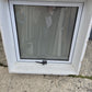 White Double Glazed Window Frosted .6m x .6 #2227b