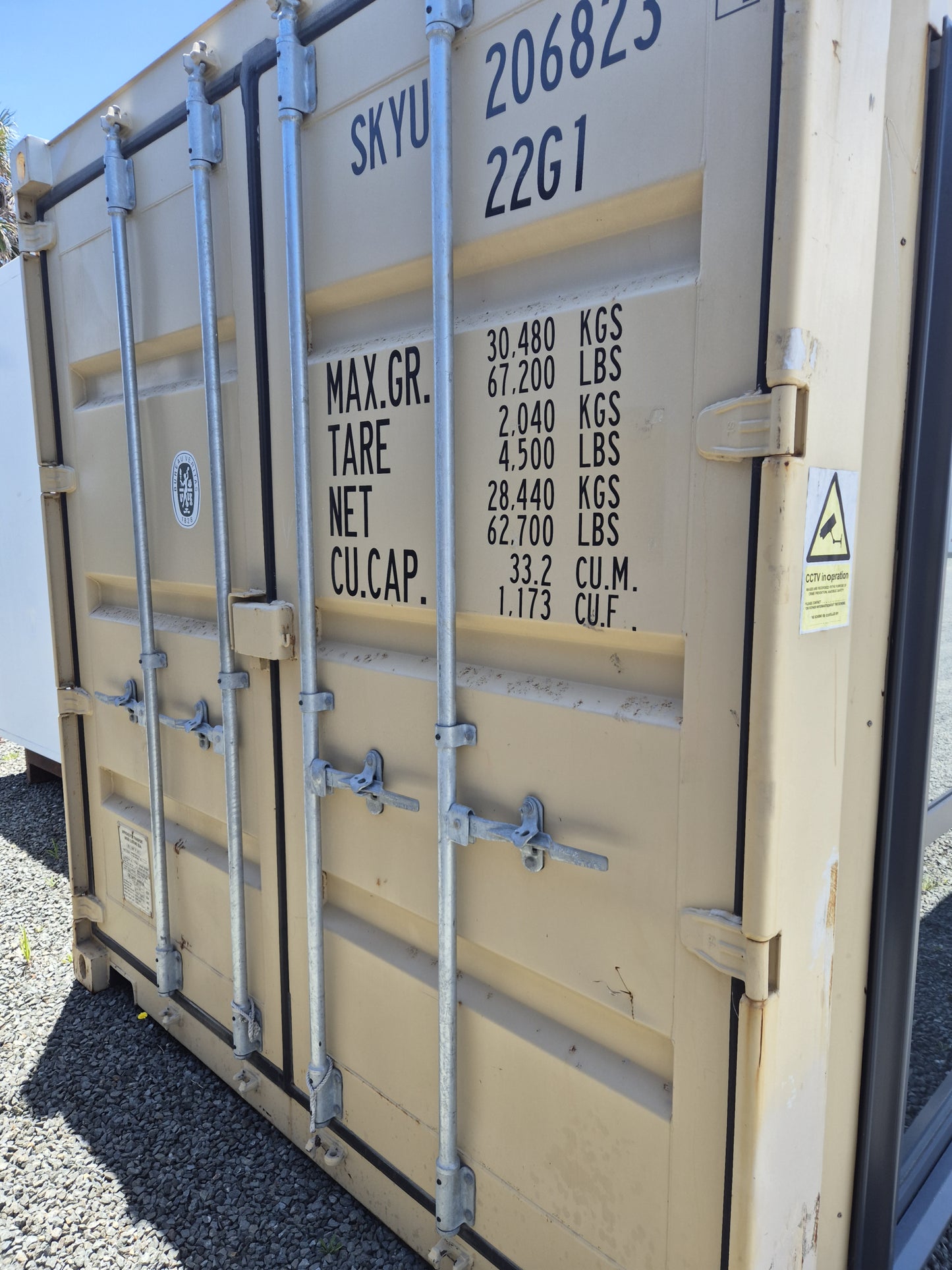 20ft Container With 2 Ranchsliders NOT Watertight