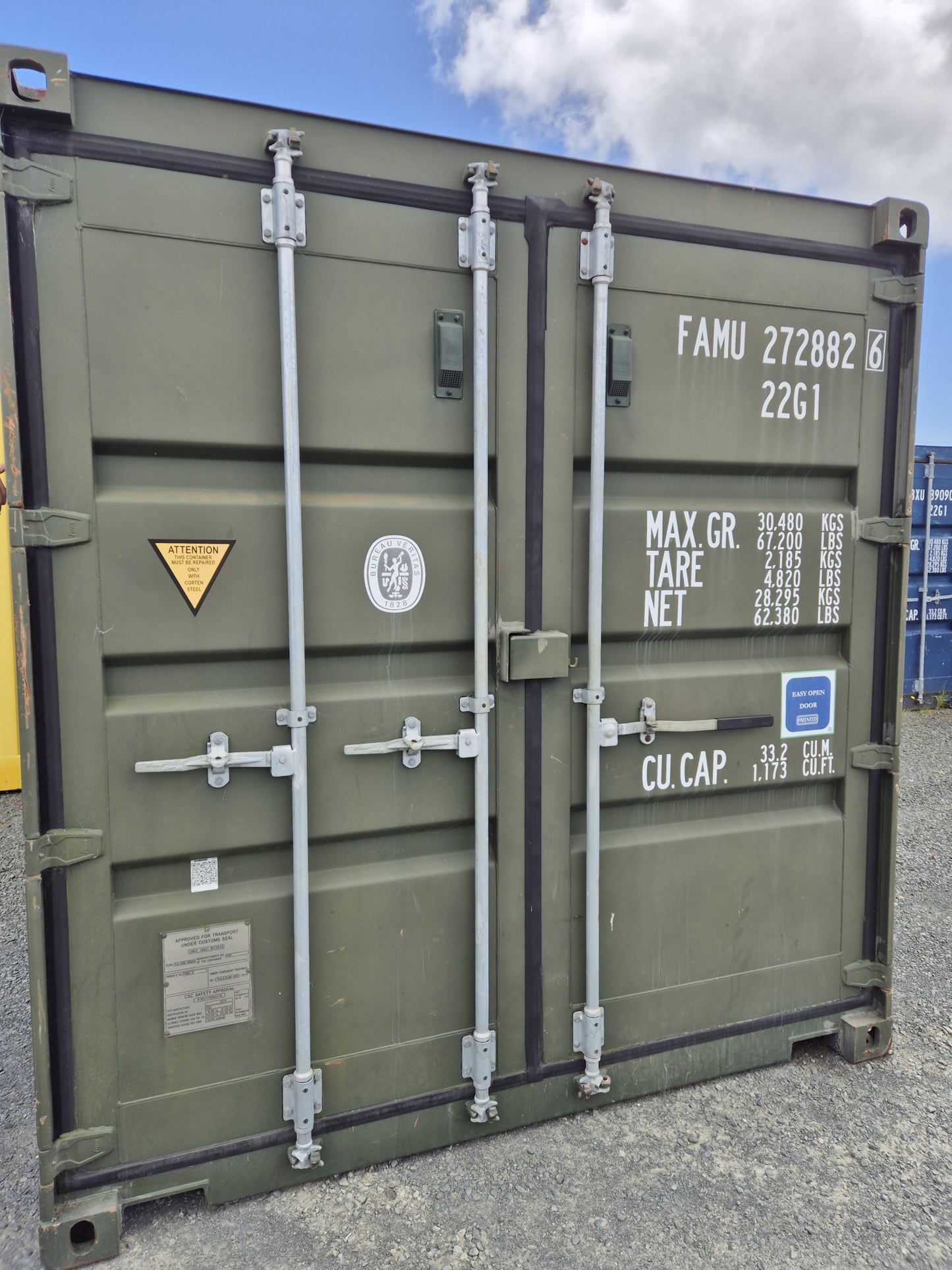 20ft Shipping Container In good DRY condition, lots of vents