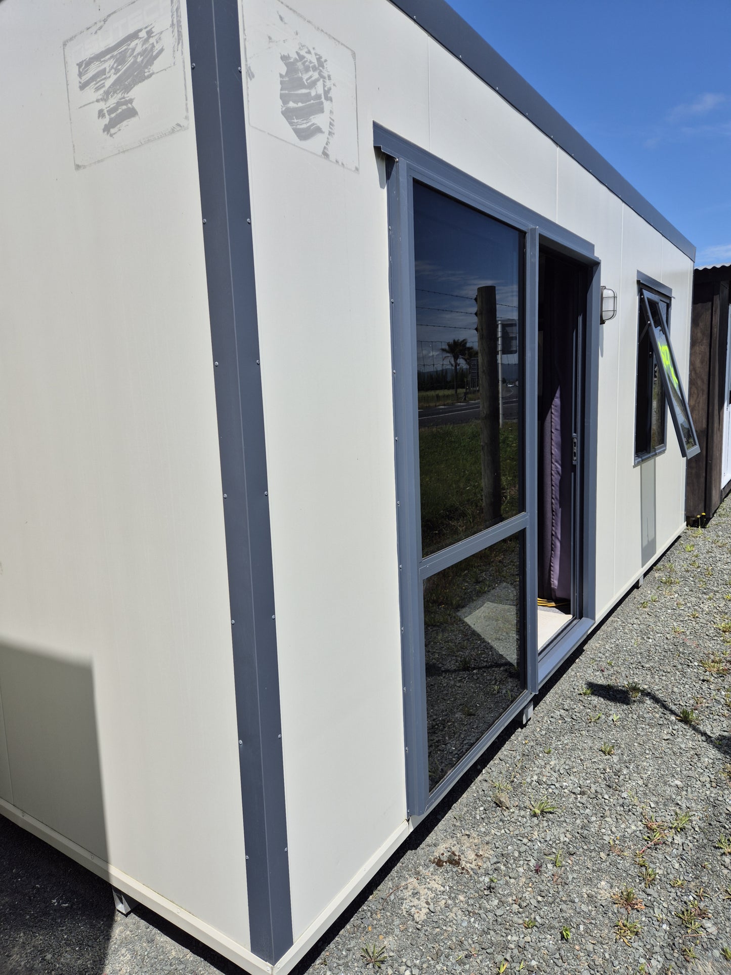 INSTANT SLEEPOUT 6m x 3m DG Joinery, wired, carpet, curtains