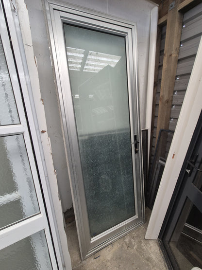 Silver PA Door opens inwards 2210 H x 810 W #2251