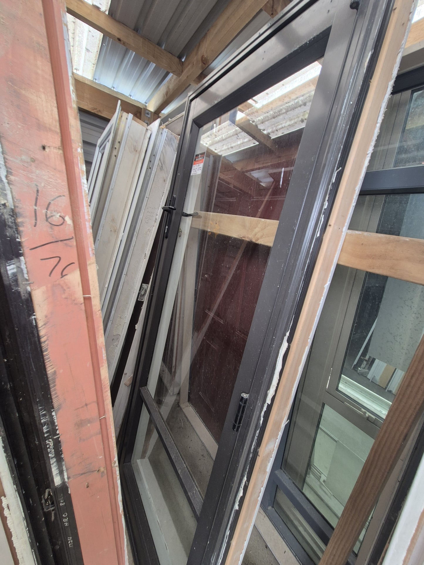 Ironsand Single Aluminium door 2.1 H x 850 W #2047