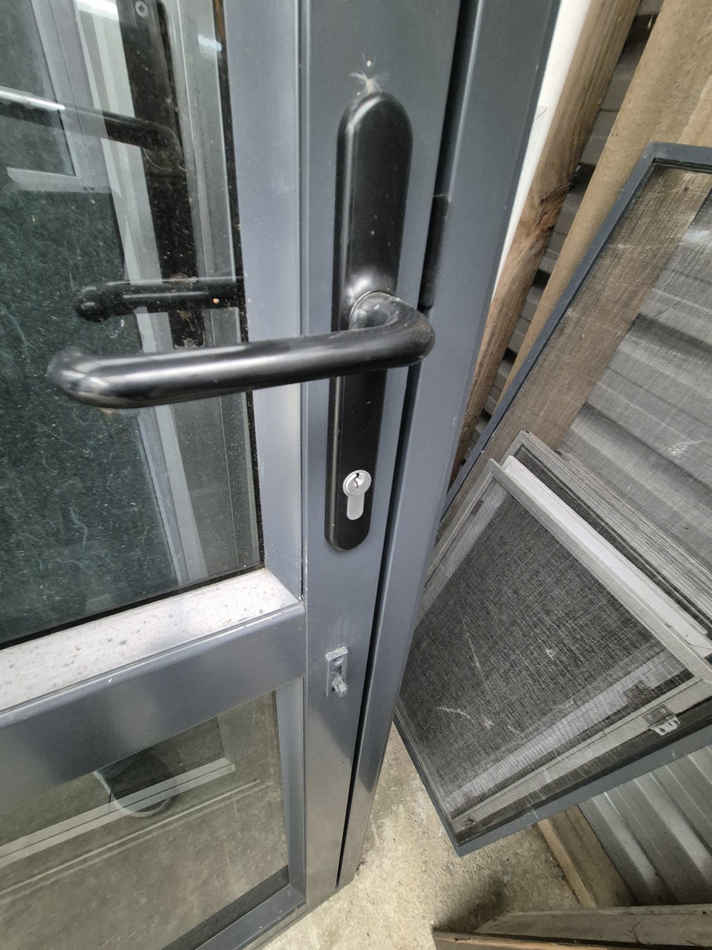 Aluminium Exterior Door 2.2m H x 800 W #2252