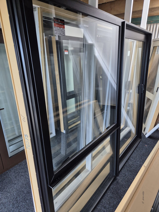 NEW Black Double Glazed Ranchslider 2 H x 2.4 W #2199 LAST ONE LEFT