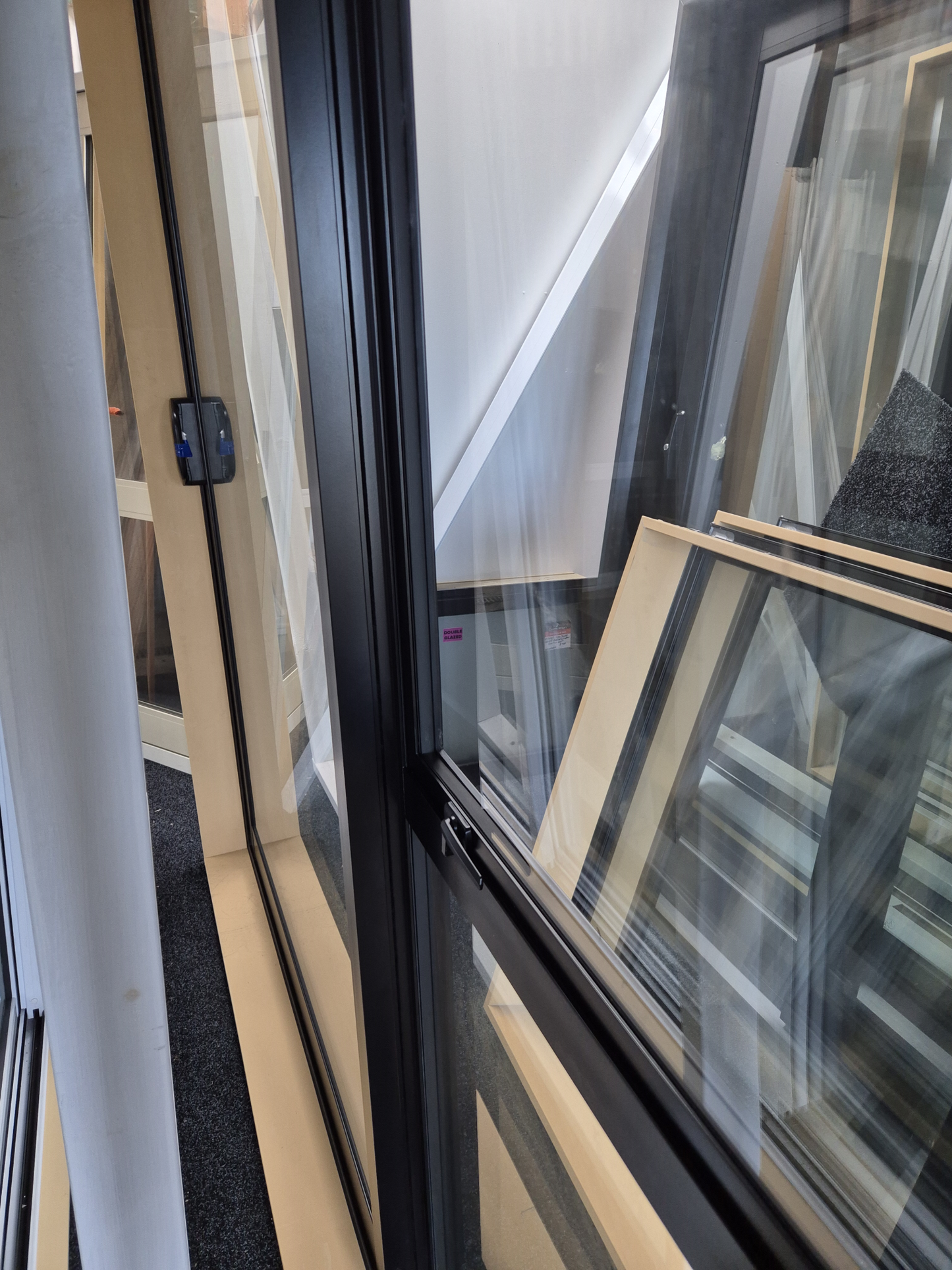 NEW Black Double Glazed Ranchslider 2 H x 2.4 W #2199 LAST ONE LEFT